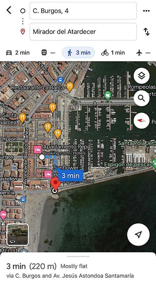 Apartmán Santa Pola Port, Sea View, Vista Del Mar Exteriér fotografie